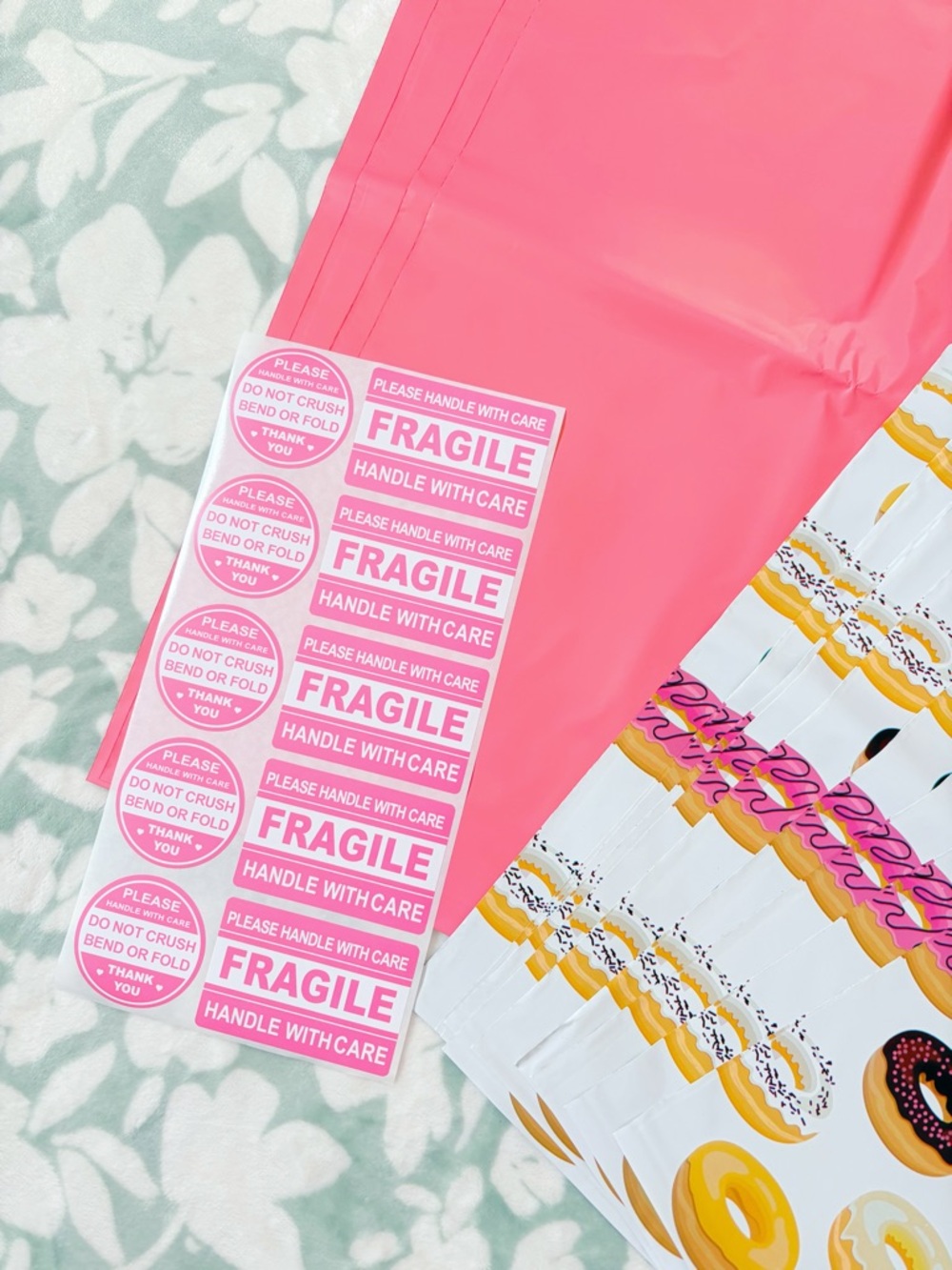 75 Piece Pink Donut Shipping Supply Bundle 🍩💕 - Picture 2 of 4